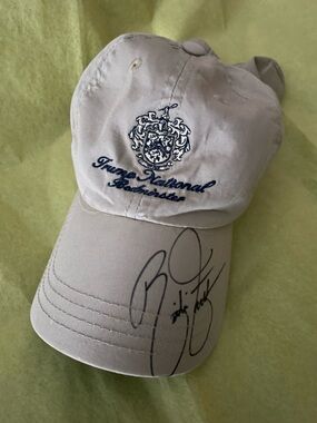 Ricky Fowler signed Trump National Bedminster Embroidered Crest Cap